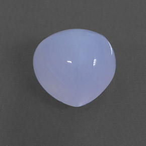 Calcedônia azul natural 3,32ct, transparente, transparente/translúcido