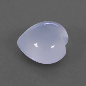 Calcedônia azul natural 2,27ct, transparente, transparente/translúcido
