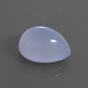 Calcedônia azul natural 4,94ct, transparente, transparente/translúcido