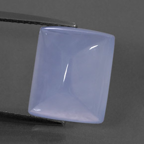Calcedônia azul natural 8,83ct, transparente, transparente/translúcido