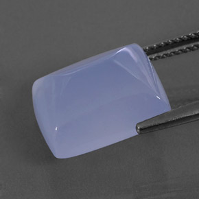 Calcedônia azul natural 8,83ct, transparente, transparente/translúcido