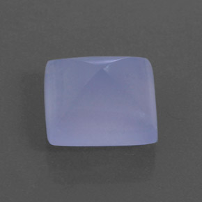 Calcedônia azul natural 5,68ct, transparente, transparente/translúcido