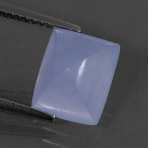Calcedônia azul natural 3,20ct, transparente, transparente/translúcido