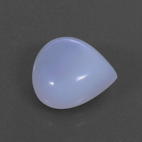 Calcedônia violeta natural 5,61ct, transparente, transparente/translúcido