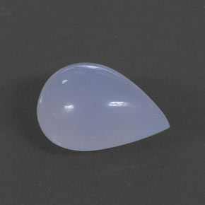 Calcedônia azul natural 5,59ct, transparente, transparente/translúcido