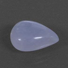 Calcedônia azul natural 4,72ct, transparente, transparente/translúcido