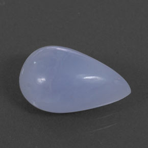 Calcedônia azul natural 4,73ct, transparente, transparente/translúcido
