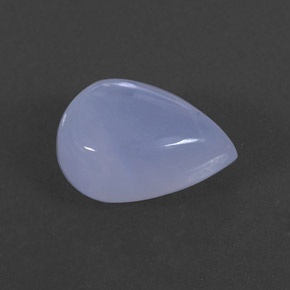 Calcedônia azul natural 4,53ct, transparente, transparente/translúcido