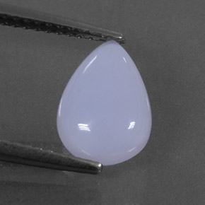 Calcedônia azul natural 1,94ct, transparente, transparente/translúcido