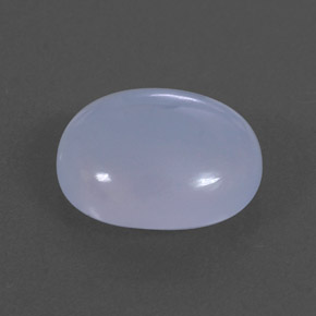 Calcedônia azul natural 4,62ct, transparente, transparente/translúcido