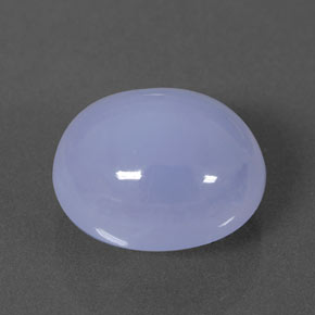 Calcedônia azul natural 5,59ct, transparente, transparente/translúcido