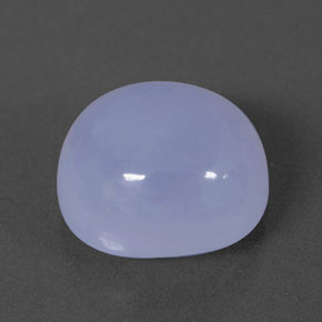 Calcedônia azul natural 5,69ct, transparente, transparente/translúcido