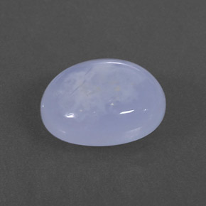 Calcedônia azul natural 3,52ct, transparente, transparente/translúcido