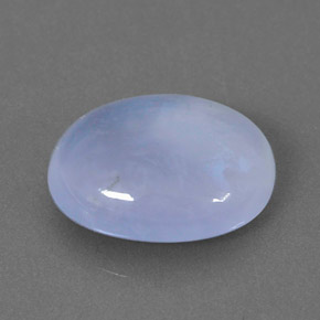 Calcedônia azul natural 2,82ct, transparente, transparente/translúcido