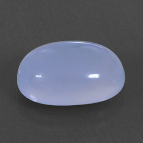 Calcedônia azul natural 3,98ct, transparente, transparente/translúcido