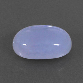 Calcedônia azul natural 2,87ct, transparente, transparente/translúcido
