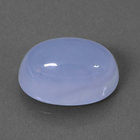 Calcedônia azul natural 3,65ct, transparente, transparente/translúcido