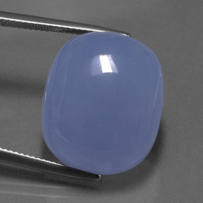 Calcedônia azul natural 34,70ct, transparente, transparente/translúcido