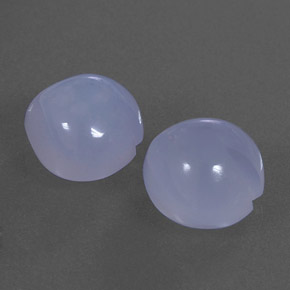 Pedras preciosas de calcedônia azul natural de 5,96 ct, transparente, transparente/translúcido