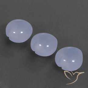 Pedras preciosas de Calcedônia Violeta real claro natural de 10.87 ct, Coração, Transparente/Translúcido