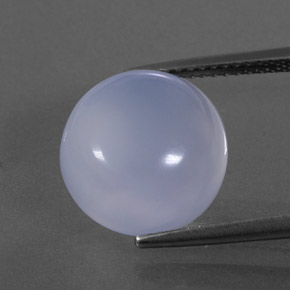 Calcedônia azul natural 7,87ct, transparente, transparente/translúcido