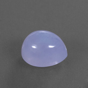 Calcedônia azul natural 5,06ct, transparente, transparente/translúcido