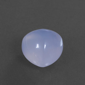 Calcedônia azul natural 3,31ct, transparente, transparente/translúcido