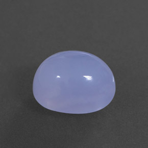 Calcedônia azul natural 3,63ct, transparente, transparente/translúcido
