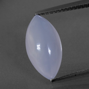 Calcedônia azul natural 3,10ct, transparente, transparente/translúcido
