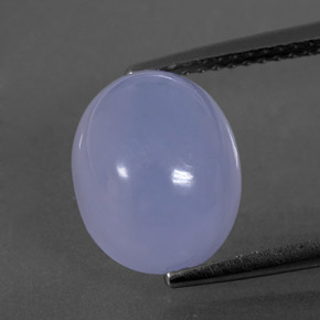 Calcedônia azul natural 4,99ct, transparente, transparente/translúcido