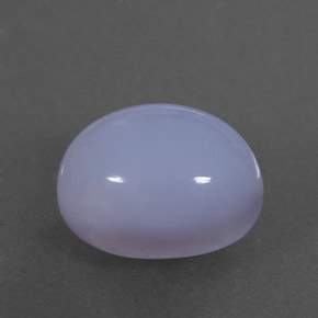 Calcedônia azul natural 4,91ct, transparente, transparente/translúcido