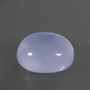 Calcedônia azul natural 4,37ct, transparente, transparente/translúcido