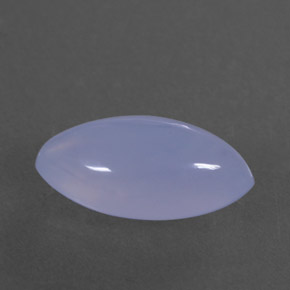 Calcedônia azul natural 3,04ct, transparente, transparente/translúcido