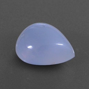 Calcedônia azul natural 4,83ct, transparente, transparente/translúcido