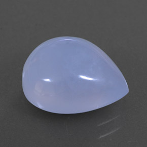 Calcedônia azul natural 4,63ct, transparente, transparente/translúcido