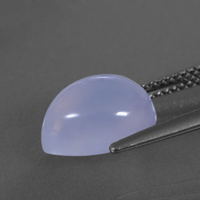 Calcedônia azul natural 4,10ct, transparente, transparente/translúcido