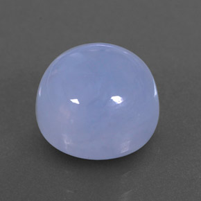 Calcedônia azul natural 3,78ct, transparente, transparente/translúcido
