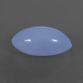 Calcedônia azul natural 4,75ct, transparente, transparente/translúcido