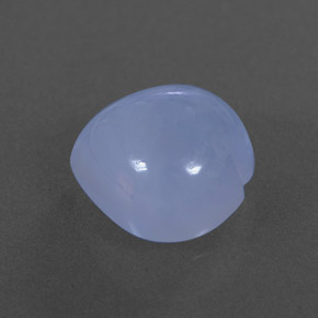 Calcedônia azul natural 4,80ct, transparente, transparente/translúcido