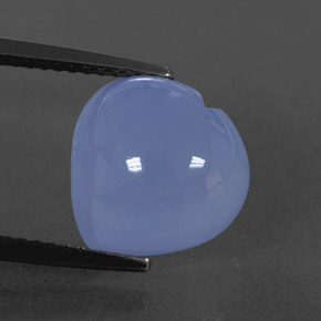 Calcedônia azul natural 5,75ct, transparente, transparente/translúcido