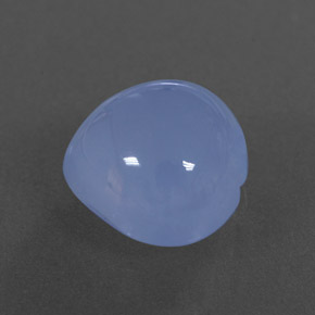 Calcedônia azul natural 5,75ct, transparente, transparente/translúcido