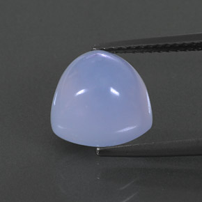 Calcedônia azul natural 4,27ct, transparente, transparente/translúcido