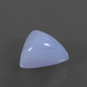 Calcedônia azul natural 3,38ct, transparente, transparente/translúcido