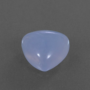 Calcedônia azul natural 4,18ct, transparente, transparente/translúcido