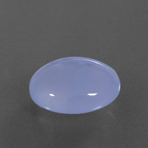 Calcedônia azul natural 4,21ct, transparente, transparente/translúcido