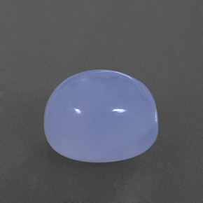 Calcedônia azul natural 5,20ct, transparente, transparente/translúcido