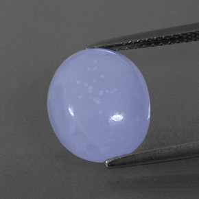 Calcedônia azul natural 4,14ct, transparente, transparente/translúcido
