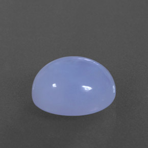 Calcedônia azul natural 4,38ct, transparente, transparente/translúcido