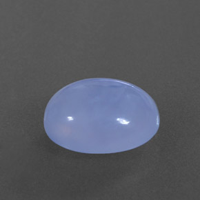 Calcedônia azul natural 3,66ct, transparente, transparente/translúcido