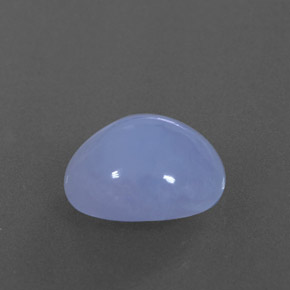 Calcedônia azul natural 3,35ct, transparente, transparente/translúcido
